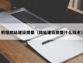 延安教程网站建设需要（网站建设需要什么技术）